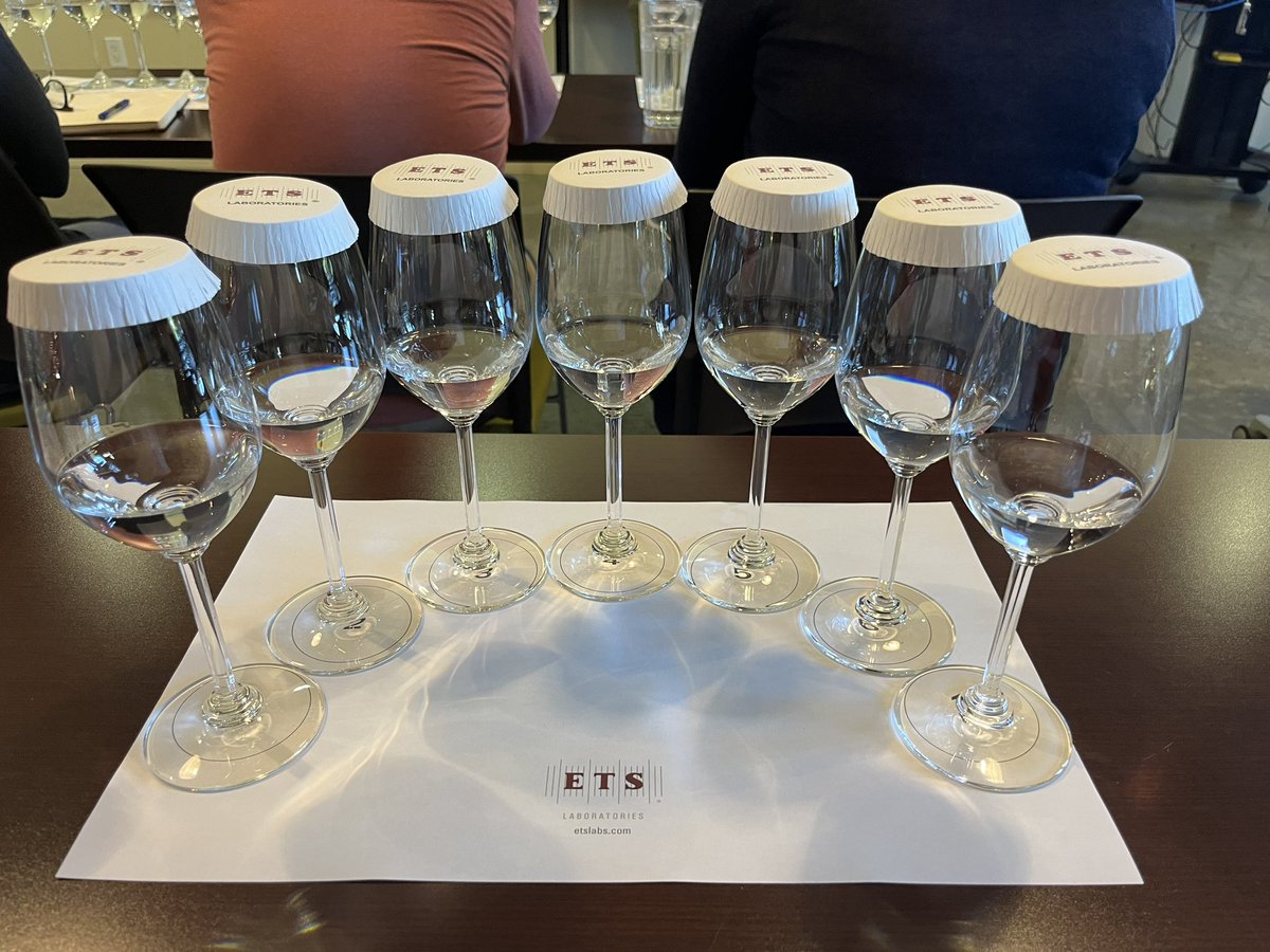 Learned a lot about the molecules, compounds and causes behind common wine flaws today in a very informative presentatio